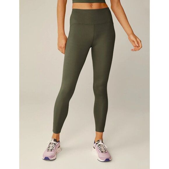 Beyond Yoga High Waist Midi Leggings Womens Small Olive Power Beyond Strive - Picture 2 of 4